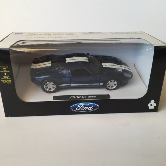 New-Ray 2005 Ford GT Die-Cast Replica Car / City Cruiser Collection / 5'' /Blue - Picture 1 of 4